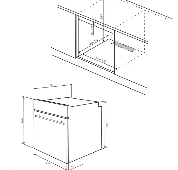 Духовой шкаф KUPPERSBERG HF 615 B