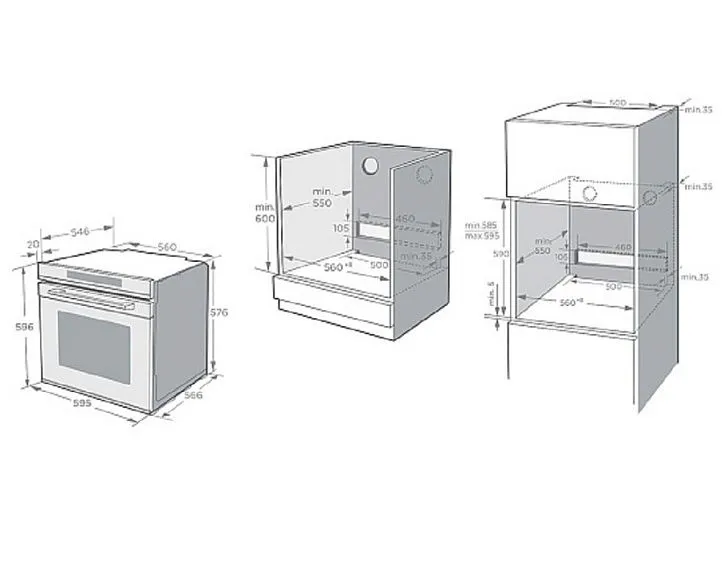 Духовой шкаф KORTING OKB 1331 S GNBX