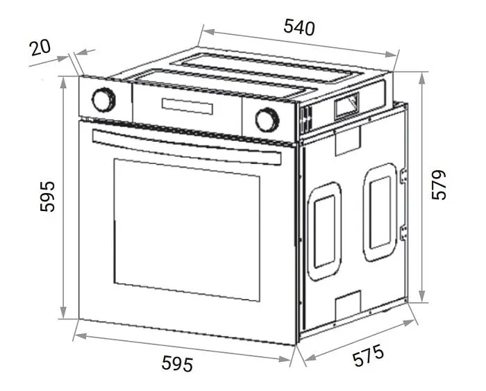 Духовой шкаф WEISSGAUFF EOV 814 SDBE