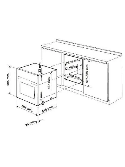 Духовой шкаф INDESIT fa 557 j k.a ix