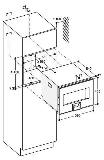 Духовой шкаф GAGGENAU BS455101