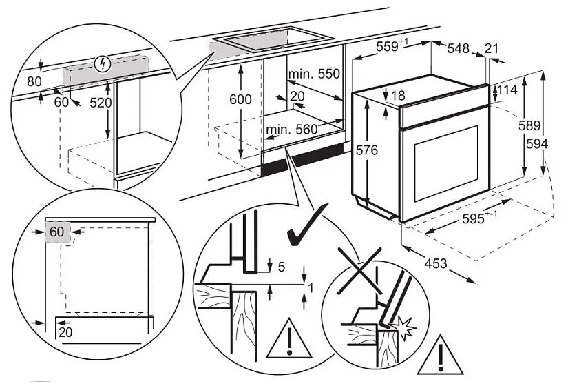 Духовой шкаф ELECTROLUX EOF8H39H