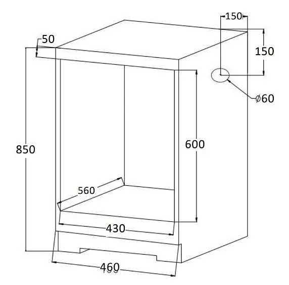 Духовой шкаф MEFERI MEO456IX LIGHT