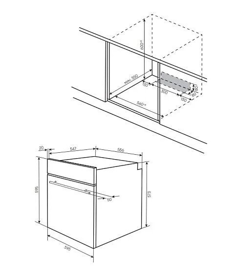 Духовой шкаф KUPPERSBERG HO 603 Black glass