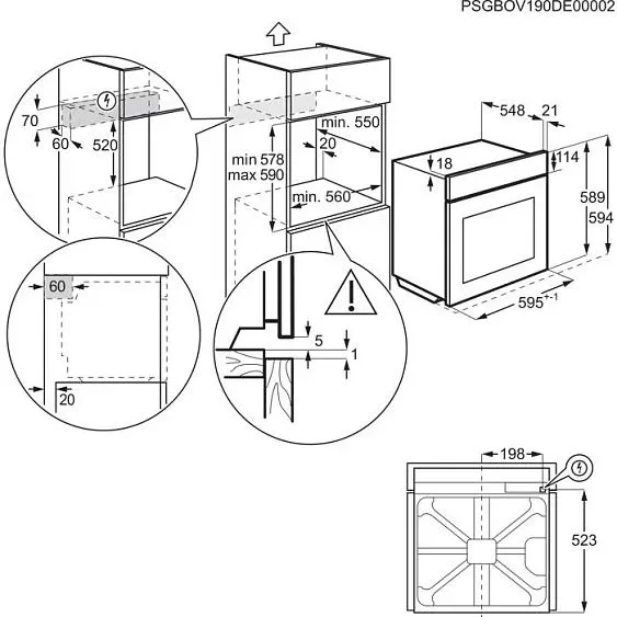 Духовой шкаф AEG NBU5P43PB