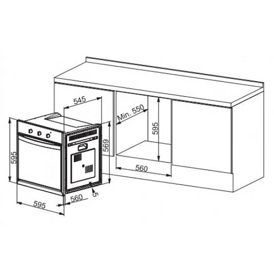 Духовой шкаф FRANKE 116.0182.149 GL 76 M TC XS, нерж.сталь