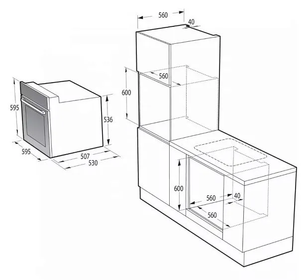 Духовой шкаф GORENJE BO6737E02NB
