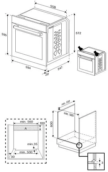Духовой шкаф GRUNDIG GEBD11300X