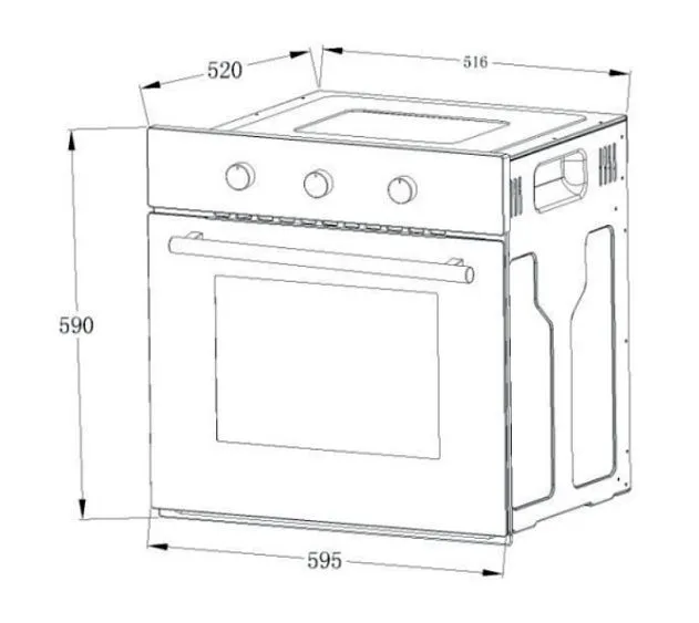 Духовой шкаф WEISSGAUFF EOM 105 B