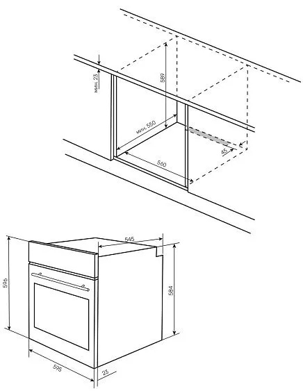 Духовой шкаф KUPPERSBERG HF 618 ANT