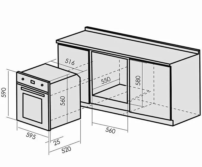 Духовой шкаф MBS DE-657