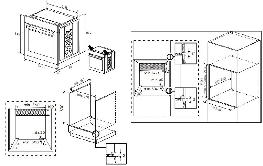 Духовой шкаф INDESIT IFO 6220 BL