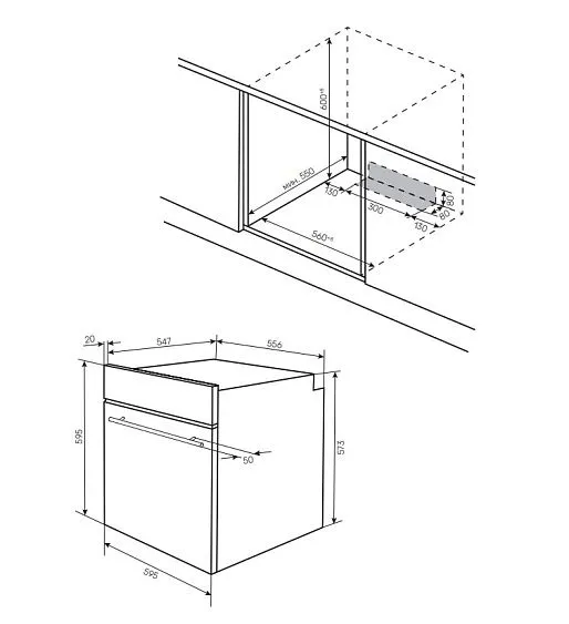 Духовой шкаф KUPPERSBERG HO 606 P Black