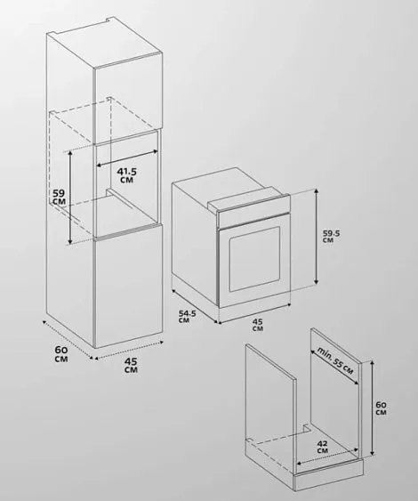 Духовой шкаф SIMFER B4ES19125