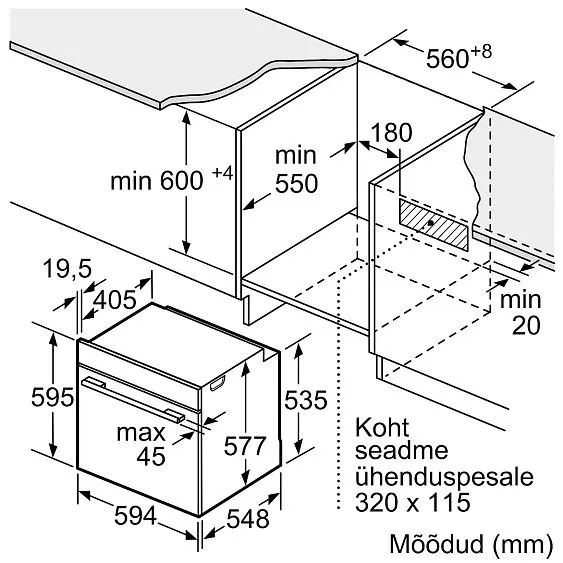 Духовой шкаф BOSCH HSG938EM1