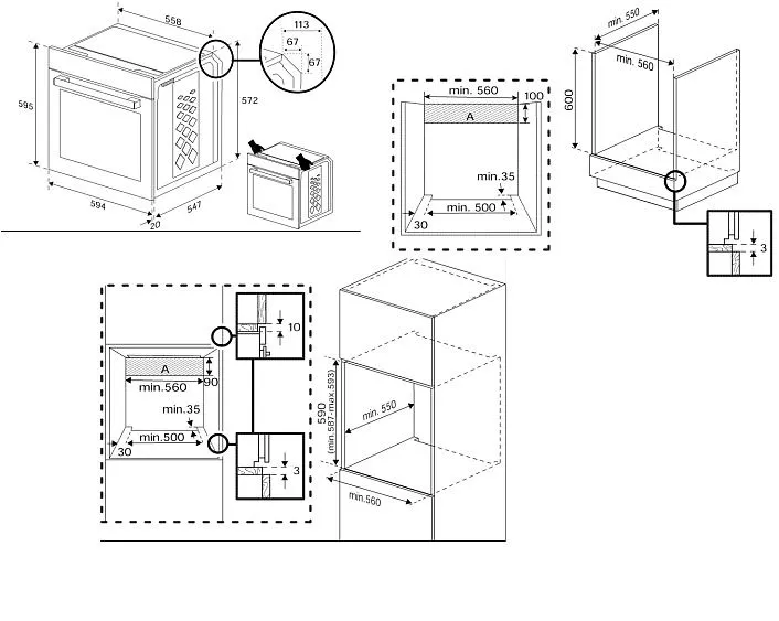 Духовой шкаф GRUNDIG GEBM11300XC