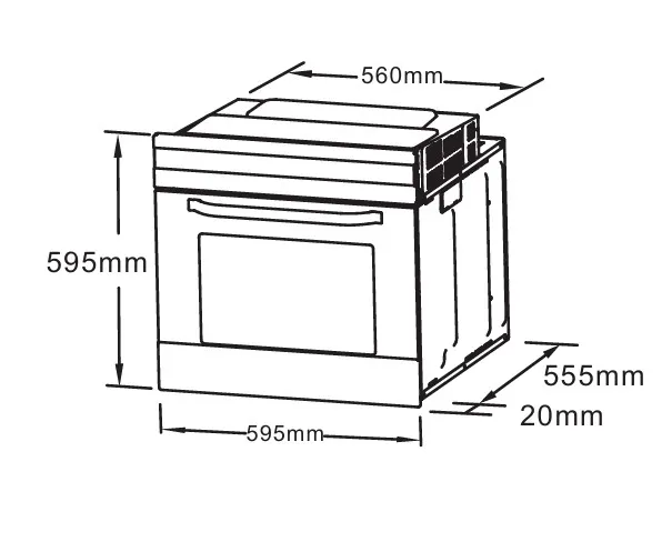 Духовой шкаф MIDEA MO608007YGB