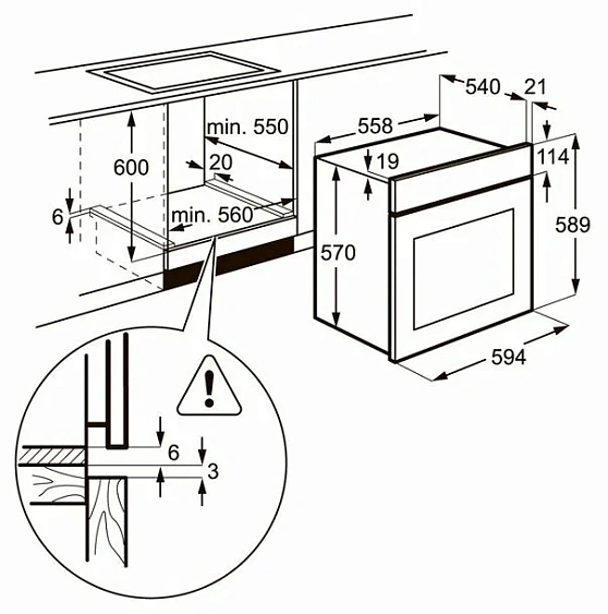 Духовой шкаф ZANUSSI zob 131 x