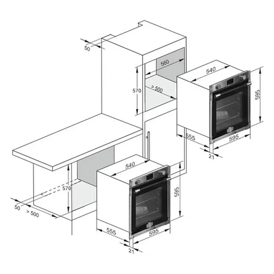 Духовой шкаф KAISER EH 6306 N R