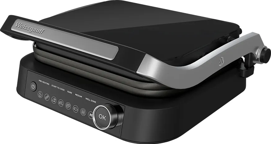 Гриль WEISSGAUFF WCG-360 Nero Glass Chef’s Steak