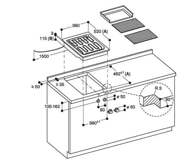 Электрогриль GAGGENAU VR414115