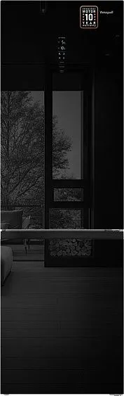 Холодильник WEISSGAUFF WRK 2000 Total NoFrost Inverter Black Glass
