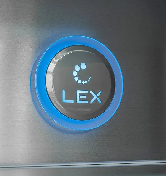Холодильник LEX LCD505 graphite point Cross Door
