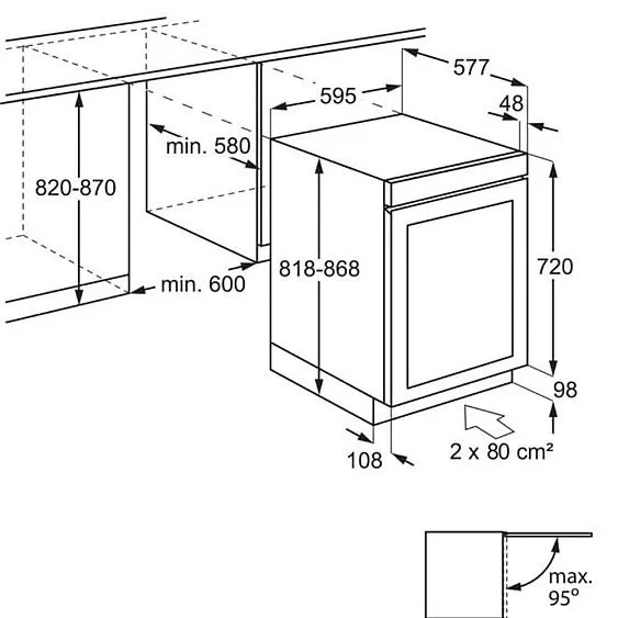 Винный шкаф ELECTROLUX EWUS040B8B