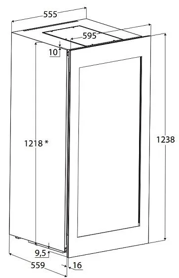 Винный шкаф CASO WineDeluxe WD 60