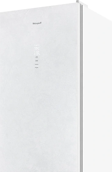 Холодильник WEISSGAUFF WRK 2000 Total NoFrost Inverter White Rock Glass