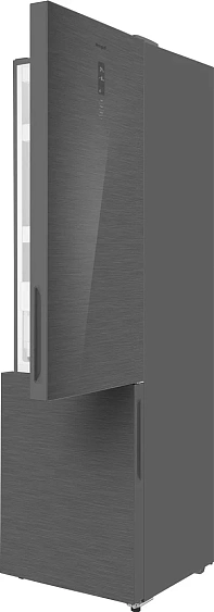 Холодильник WEISSGAUFF WRK 2000 Full NoFrost Inverter Grey Glass