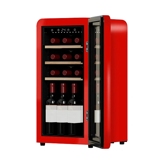Винный шкаф TESLER CWC-188 RUBY RED