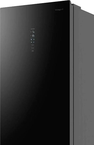 Холодильник WEISSGAUFF WRK 2000 Total NoFrost Inverter Black Glass