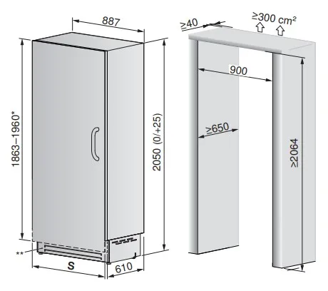 Холодильник V-ZUG CO6T-51134 L