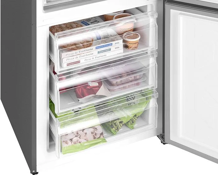 Холодильник WEISSGAUFF WRK 2000 Full NoFrost Inverter Dark Grey