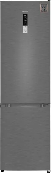 Холодильник WEISSGAUFF WRK 2000 Full NoFrost Inverter Dark Grey