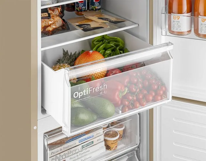 Холодильник WEISSGAUFF WRK 2010 D Inverter NoFrost Beige Soft Close