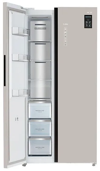 Холодильник TESLER RSD-537BI STONE BEIGE