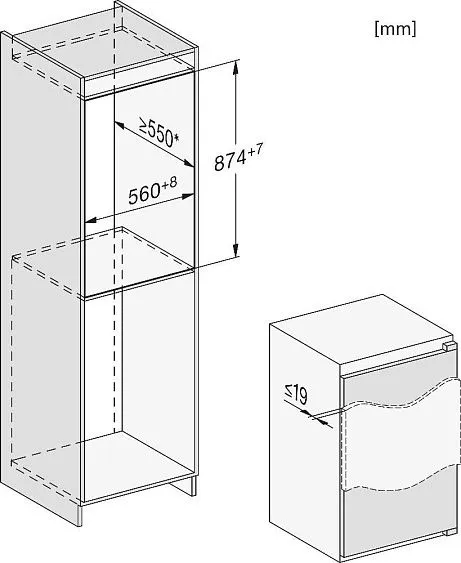 Холодильник MIELE K 7115 E