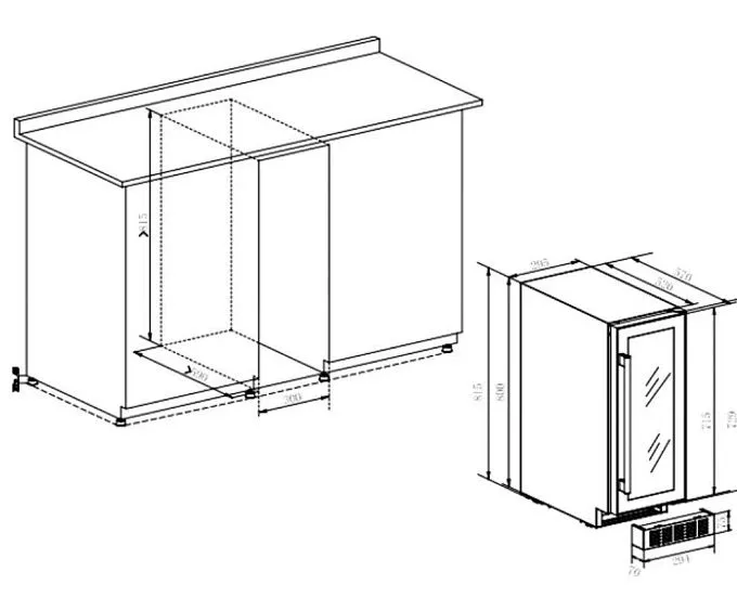 Винный шкаф TEMPTECH OX30DX-24