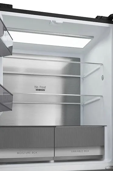 Холодильник MEFERI MFR83BLACK IX TOTAL NO FROST CROSS DOOR COMFORT