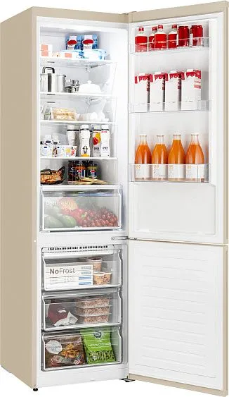 Холодильник WEISSGAUFF WRK 2010 D Inverter NoFrost Beige Soft Close