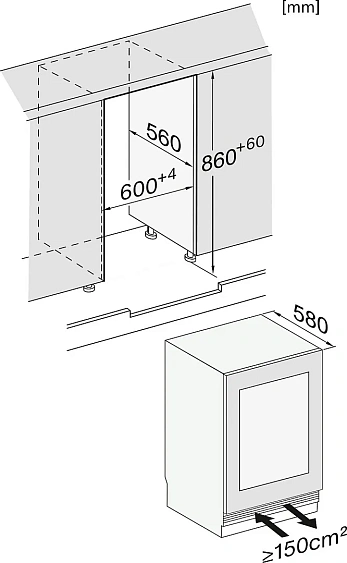 Винный шкаф MIELE KWTUS 7196 E