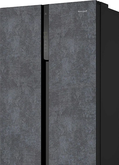 Холодильник WEISSGAUFF WSBS 500 Inverter NoFrost Rock Glass