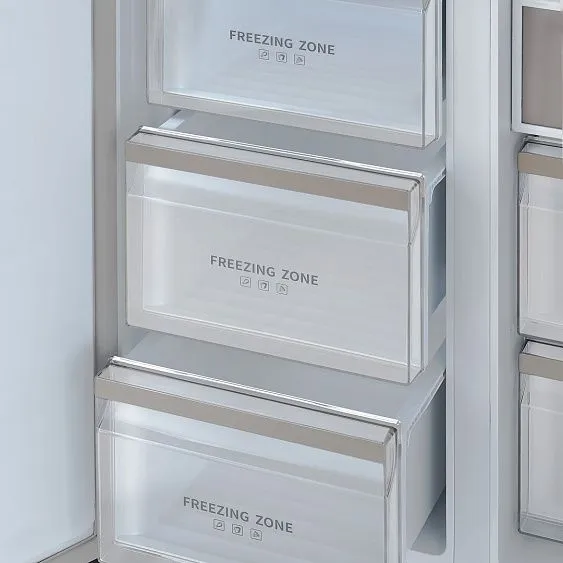 Холодильник TESLER RSD-537BI MARBLE BEIGE
