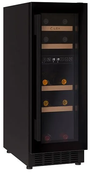 Винный шкаф LEX LWD3017BL dual zone