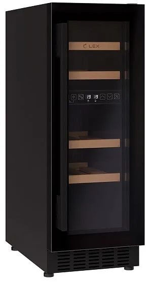 Винный шкаф LEX LWD3017BL dual zone
