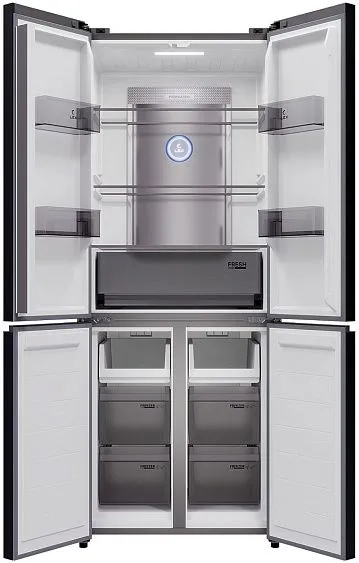 Холодильник LEX LCD427BLGID Wind Cross Door