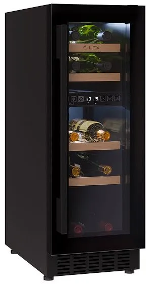 Винный шкаф LEX LWD3017BL dual zone