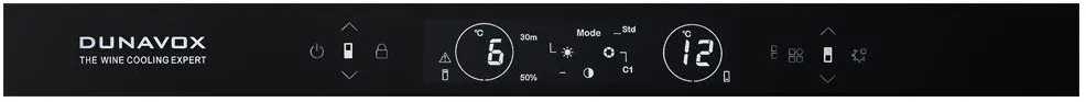 Винный шкаф DUNAVOX DVS-44.120DSS